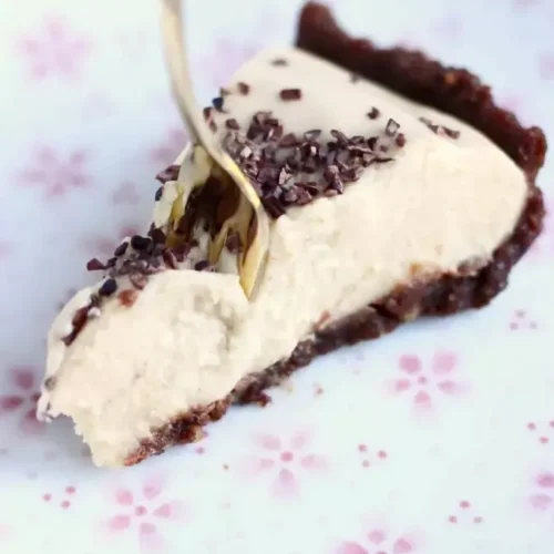 Vegan peanut butter pie recipe photo